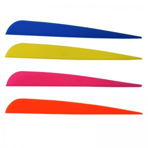 Nika Archery 170009 5inch Streamline TPU Vane do łucznictwa Wszystkie rodzaje strzelania strzałek