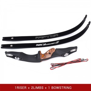 Nika Archery 220053 60 cali powtarzający się łuk z 17 -calową ilf rh/lh pione docelowe strzelanie do sportu&hunting