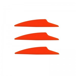 Nika Archery 170019 2.5 cali Dolphin TPU Vane do łucznictwa Wszystkie rodzaje strzelania strzałek