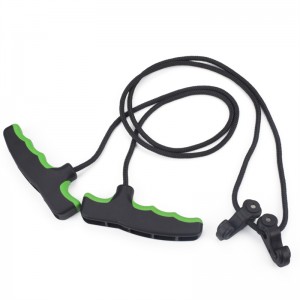 Nika Archery 454012 Crossbows Rope Podwójny uchwyt do łucznictwa Związek Bow Fotografowanie Crossbows Rope Cocker Aid Cocking String Tool